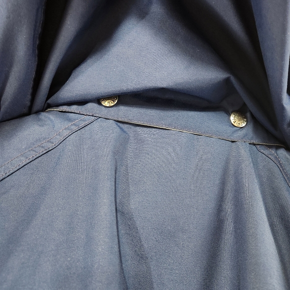 VERY RARE! Light Blue Label NORTH FACE Navy Blue Goretex Jacket MADE IN UK sz M - Picture 10 of 14